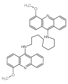 1,8-Octanediamine,N,N'-bis(4-methoxy-9-acridinyl)- (9CI) Structure