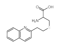 2-amino-3-(2-quinolin-2-ylethylsulfanyl)propanoic acid结构式