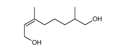 (E)-3,7-dimethyloct-2-ene-1,8-diol结构式