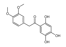 2-(3,4-dimethoxyphenyl)-1-(2,4,5-trihydroxyphenyl)ethanone结构式