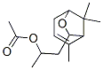 α,2,8,8-Tetramethyl-6-oxabicyclo[3.2.1]oct-2-ene-7-ethanol acetate结构式