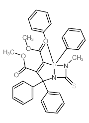 dimethyl 6-methyl-2,2,5,5-tetraphenyl-7-sulfanylidene-1,6-diaza-5$l^{5}-phosphabicyclo[3.2.0]hept-3-ene-3,4-dicarboxylate picture