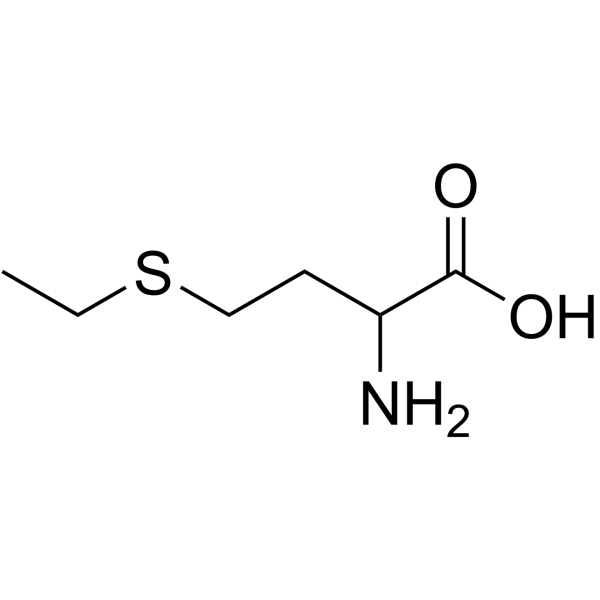 DL-乙硫氨酸结构式