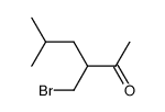 3-(bromomethyl)-5-methylhexan-2-one Structure