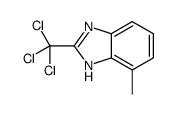 4-methyl-2-(trichloromethyl)-1H-benzimidazole Structure