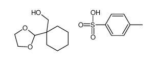 [1-(1,3-dioxolan-2-yl)cyclohexyl]methanol,4-methylbenzenesulfonic acid Structure