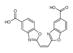 2-[2-(5-carboxy-1,3-benzoxazol-2-yl)ethenyl]-1,3-benzoxazole-5-carboxylic acid结构式