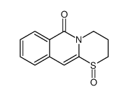 1-oxo-3,4-dihydro-2H-[1,3]thiazino[3,2-b]isoquinolin-6-one结构式