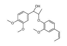 (1S,2S)-1-(3,4-dimethoxyphenyl)-2-[2-methoxy-4-[(E)-prop-1-enyl]phenoxy]propan-1-ol结构式