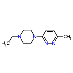 Pyridazine, 3-(4-ethyl-1-piperazinyl)-6-methyl- (9CI)结构式