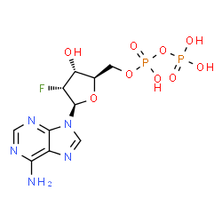 2'-deoxy-2'-fluoroadenosine 5'-diphosphate结构式