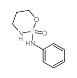 2-oxo-N-phenyl-1-oxa-3-aza-2$l^C9H13N2O2P-phosphacyclohexan-2-amine Structure