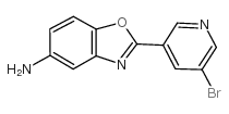 2-(5-BROMO-PYRIDIN-3-YL)-BENZOOXAZOL-5-YLAMINE Structure