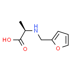 D-Alanine, N-(2-furanylmethyl)- (9CI) structure