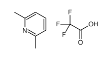 2,6-dimethylpyridine,2,2,2-trifluoroacetic acid结构式