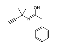 N-(2-methylbut-3-yn-2-yl)-2-phenylacetamide结构式