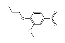 2-methoxy-4-nitro-1-propoxy-benzene Structure