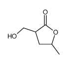 4,5-dihydro-3-(hydroxymethyl)-5-methylfuran-2(3H)-one Structure