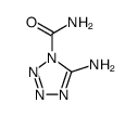 1H-Tetrazole-1-carboxamide,5-amino-(9CI) structure