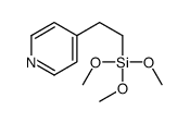 trimethoxy(2-pyridin-4-ylethyl)silane Structure