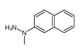 N-methyl-N-(naphthalene-2-yl)hydrazine Structure