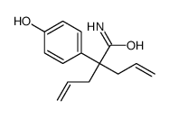 2-(4-hydroxyphenyl)-2-prop-2-enylpent-4-enamide结构式