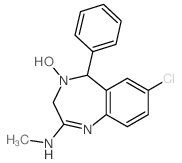9-chloro-5-hydroxy-N-methyl-6-phenyl-2,5-diazabicyclo[5.4.0]undeca-2,8,10,12-tetraen-3-amine picture
