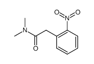 N,N-dimethyl-2-(2-nitro-phenyl)-acetamide Structure