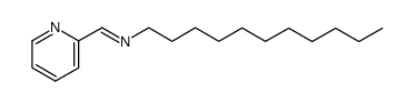 N-(n-undecyl)-N-(pyridin-2-ylmethylene)amine Structure