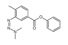 phenyl 3-(dimethylaminodiazenyl)-4-methylbenzoate结构式