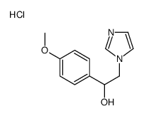 2-imidazol-1-yl-1-(4-methoxyphenyl)ethanol,hydrochloride Structure