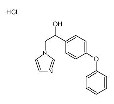 2-imidazol-1-yl-1-(4-phenoxyphenyl)ethanol hydrochloride Structure