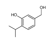 5-(hydroxymethyl)-2-propan-2-ylphenol结构式