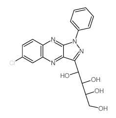 1,2,3,4-Butanetetrol,1-(6-chloro-1-phenyl-1H-pyrazolo[3,4-b]quinoxalin-3-yl)-, [1R-(1R*,2S*,3R*)]-(9CI)结构式