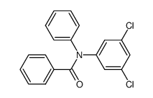 N-(3,5-dichloro-phenyl)-N-phenyl-benzamide结构式