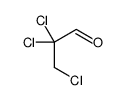 2,2,3-trichloropropanal Structure