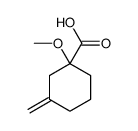 Cyclohexanecarboxylic acid, 1-methoxy-3-methylene- (9CI)结构式