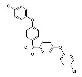 1-(4-chlorophenoxy)-4-[4-(4-chlorophenoxy)phenyl]sulfonylbenzene Structure