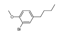 2-bromo-4-n-butylanisole Structure