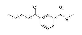 m-(carbomethoxy)valerophenone结构式