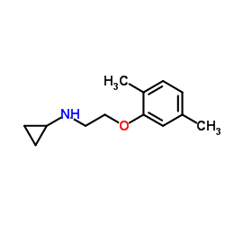 Cyclopropylamine, N-[2-(2,5-xylyloxy)ethyl]- (8CI)结构式