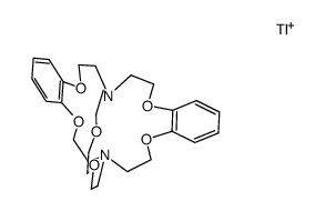 Tl(cryptand(2(B),2(B),2))(1+)结构式