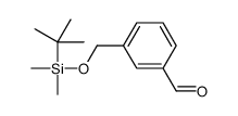 3-[[Tert-butyl(dimethyl)silyl]oxymethyl]benzaldehyde Structure