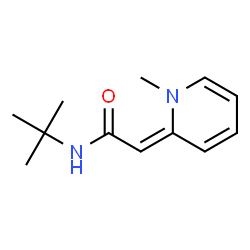 Acetamide, N-(1,1-dimethylethyl)-2-(1-methyl-2(1H)-pyridinylidene)-, (2Z)- (9CI) Structure