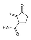 Cyclopentanecarboxamide, 2-methylene-3-oxo- (9CI) Structure