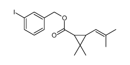 (3-iodophenyl)methyl 2,2-dimethyl-3-(2-methylprop-1-enyl)cyclopropane-1-carboxylate Structure