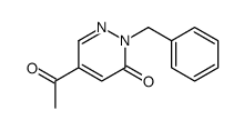 5-acetyl-2-benzylpyridazin-3-one Structure