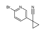 1-(6-bromopyridin-3-yl)cyclopropanecarbonitrile Structure