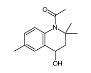 1-(4-hydroxy-2,2,6-trimethyl-3,4-dihydroquinolin-1-yl)ethanone结构式