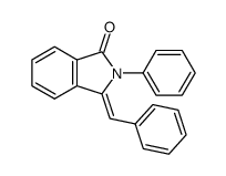 (Z)-2-phenyl-3-(phenylmethylene)isoindolin-1-one结构式
